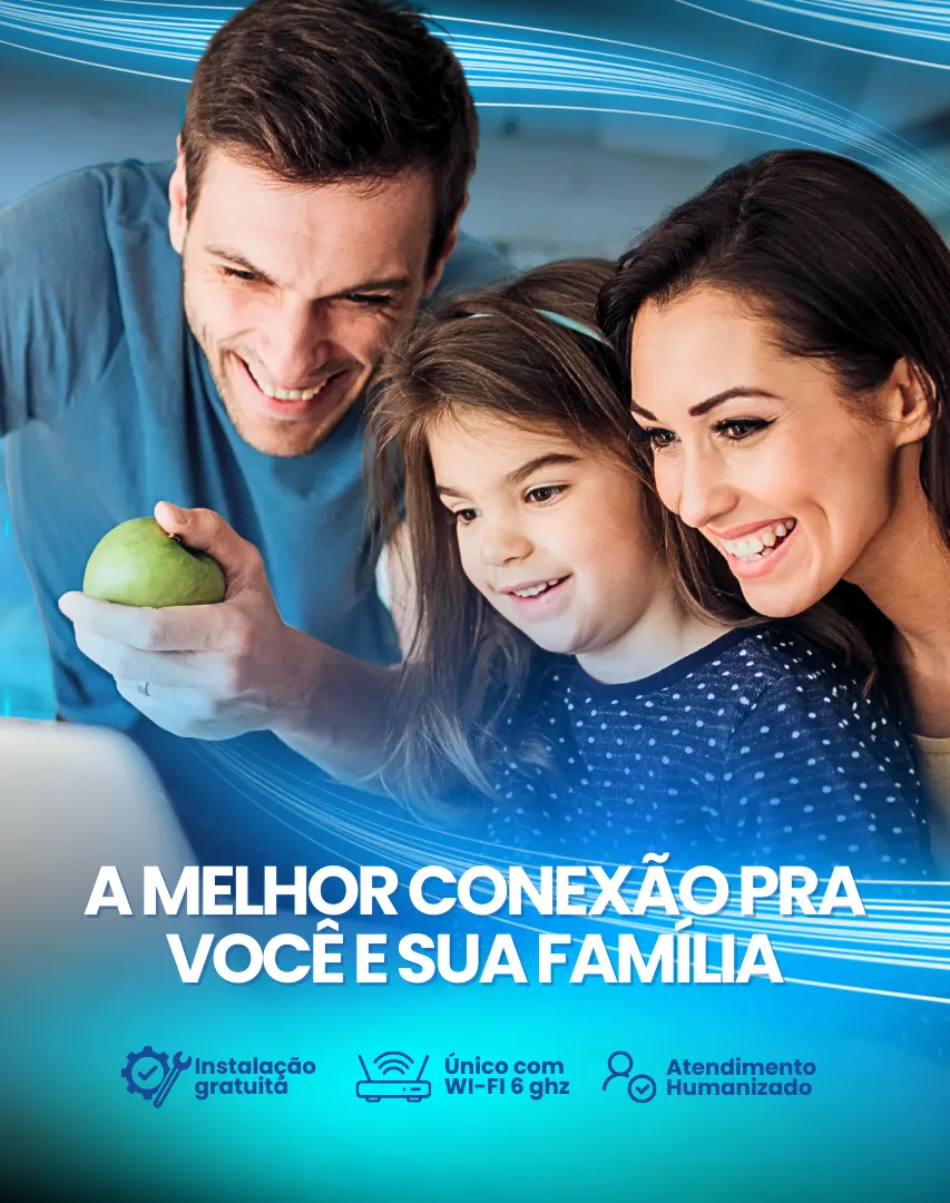 Você ainda mais conectado! A melhor internet de Limeira! Roteador Wi-Fi 5Ghz Comodato